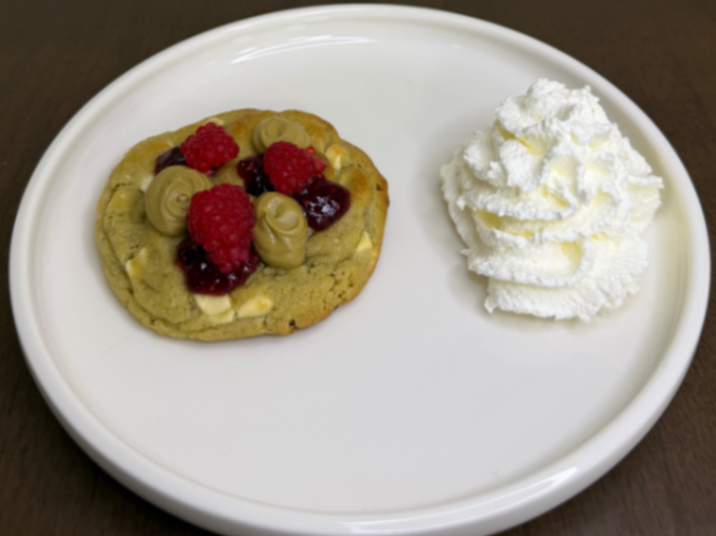 cookies framboise Pistache